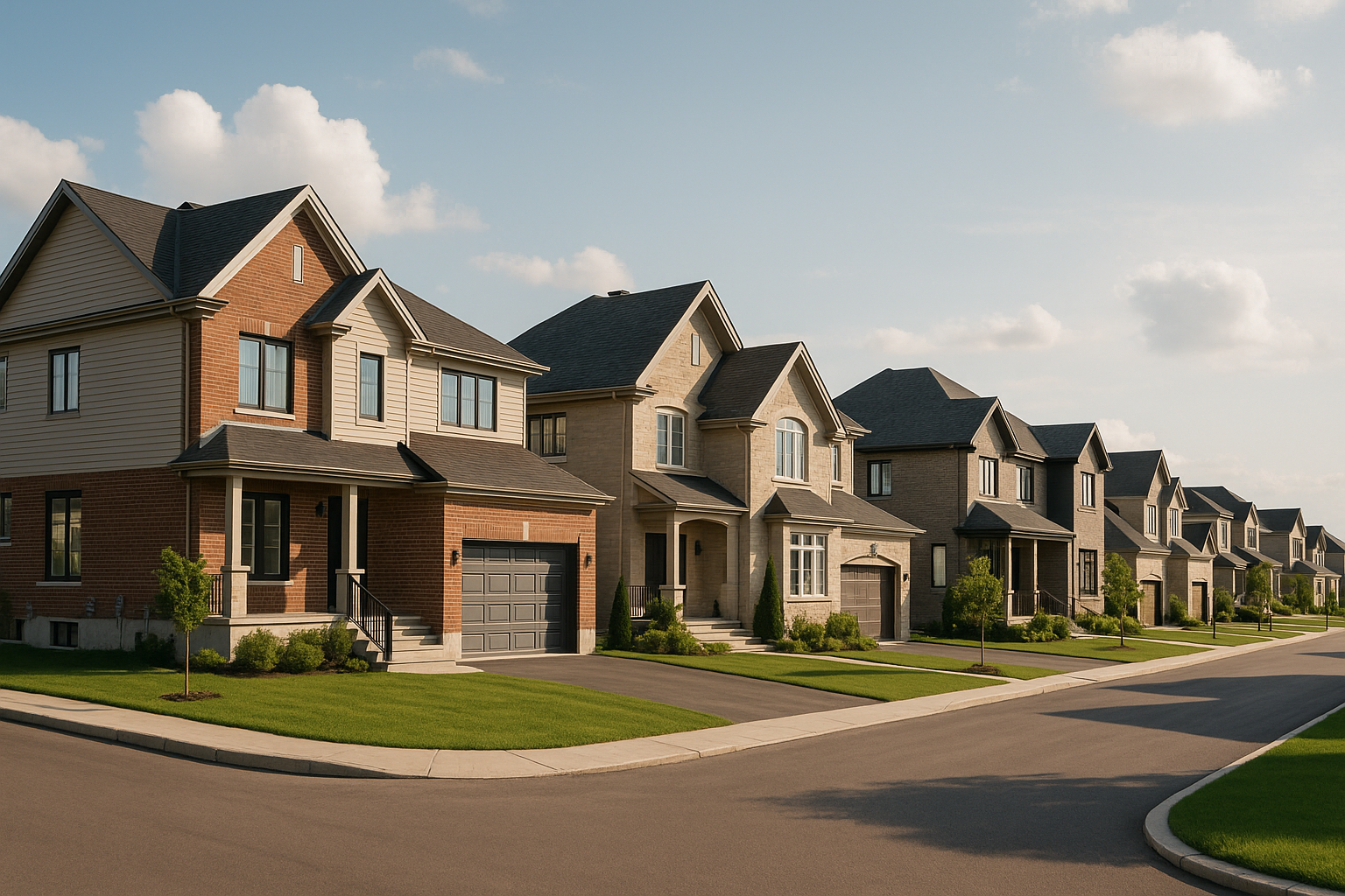 Quartier résidentiel à Brossard